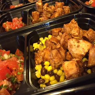 Chipotle Chicken Burrito Bowl with fresh Pico de Gallo