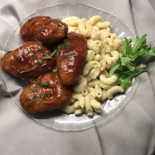BBQ Chictan and Cashew Mac &amp; Cheese
