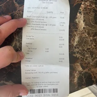 Receipt