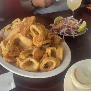 Fried Fish, calamari, shrimp