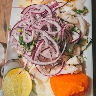 Ceviche de pescado