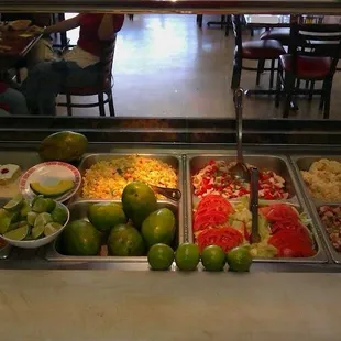 interior, salads
