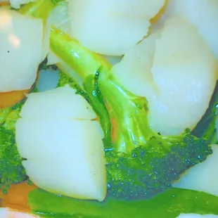 Shrimp and scallop vegetable