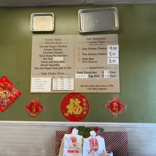 Menu 1/22. Prices increased as expected.