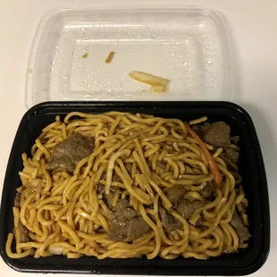 23. Beef Lo Mein (delivered to home).