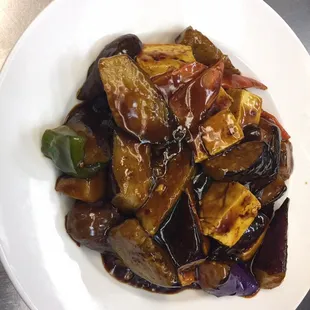 Eggplant With Garlic Sauce