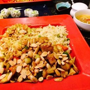 Entree almond chicken ! Was so yummy!