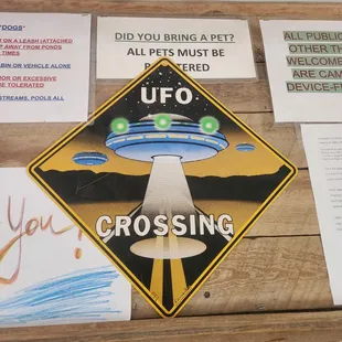 ufo crossing sign
