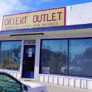 the outside of the store
