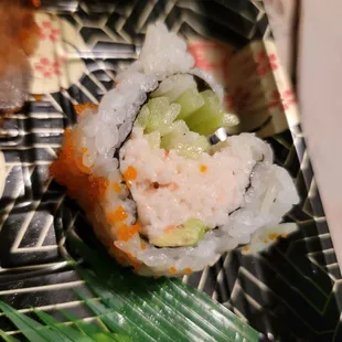 Super California Roll - crab, cucumber, masago