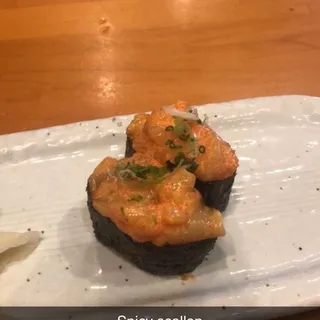 Spicy Scallop Sushi