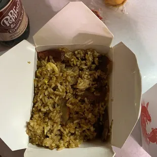 Pork fried rice