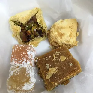 Assortment of baked goods