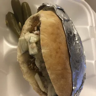 Falafel sandwich