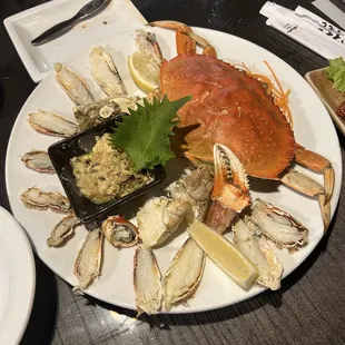 1/2 size crab. We paid about $45?