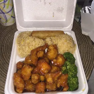 Orange chicken!