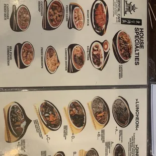 More menu options