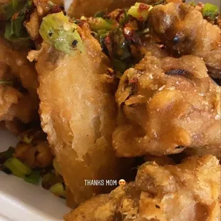 Salt and pepper chicken wings