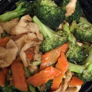Chicken with broccoli