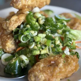 Salt and pepper wings
