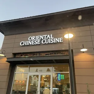 outside