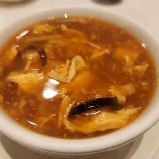 Hot and sour soup.