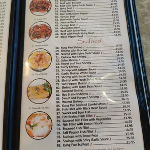 menu, sushi and sashimi