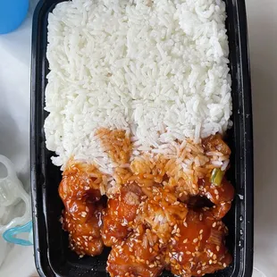 Sesame chicken combo