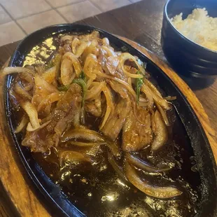 the mongolian beef i