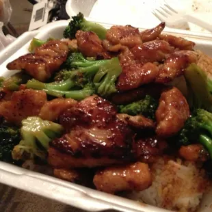 Large teriyaki chicken
