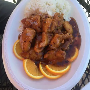 Orange chicken