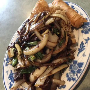 Mongolian Beef w/Fried Rice $7.86