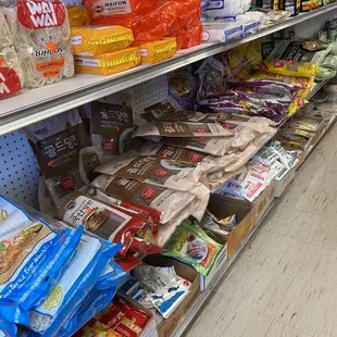 a grocery store shelf