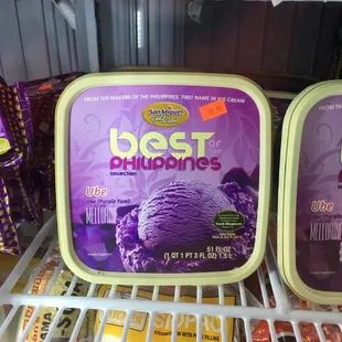 Ube ice cream