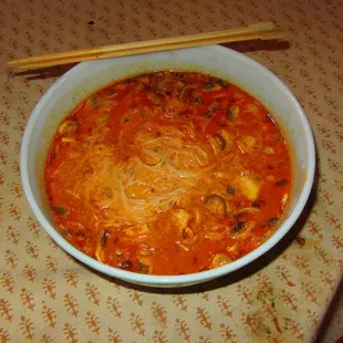 Tom Kha Gai I Made with Curry Paste, Sambal &amp; Fresh Lemon Grass from this Place. Sure wish Yelp would allow me to review them!