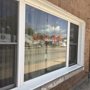 "Korean market" sign