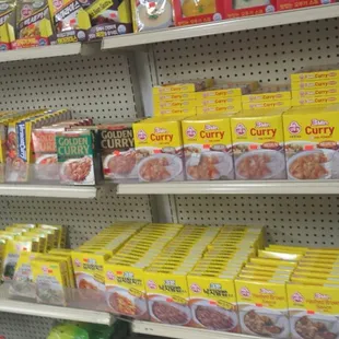 The curry section.