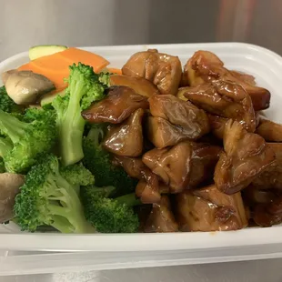 Bourbon chicken
