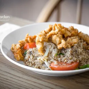 Crispy Chicken Fried Rice