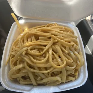 Tasteless lo mein :(