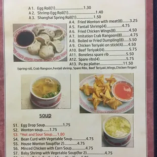 menu, fish and chips