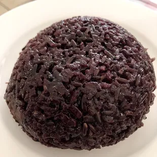 Eight treasure purple rice dessert
