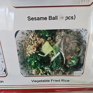 Menu photo