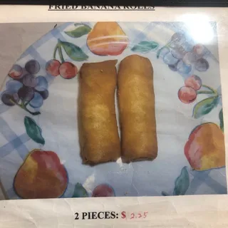 5. Fried Banana Roll (2 pcs)