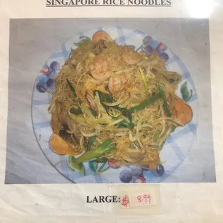 20. Singapore Style Fried Rice Noodles
