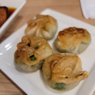 My must order:  shrimp and chives dumplings, I eat these like nuggets!