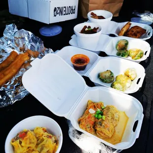 Variety of Dumplings.