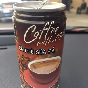 Canned Vietnamese coffee