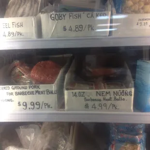 Pre-made meats and seafood!