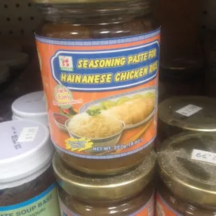 a variety of asian food items